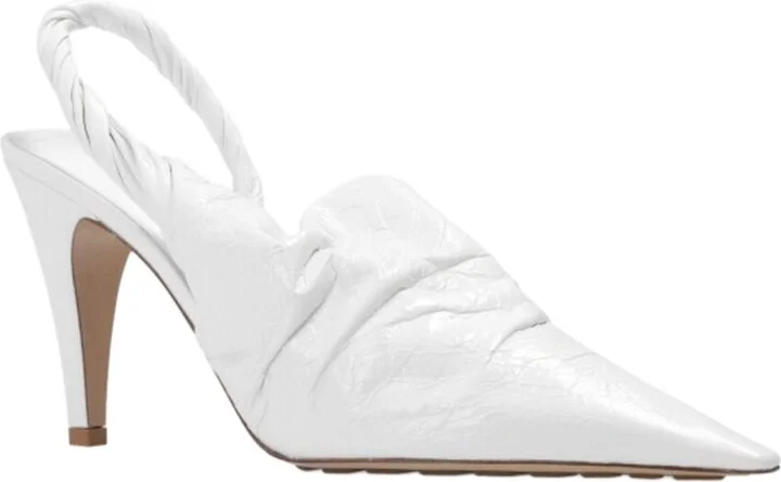 Bottega Veneta Pointed Toe Leather Mule