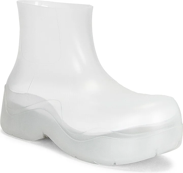 Bottega Veneta Puddle Ankle Boots in Neutral - Image 2