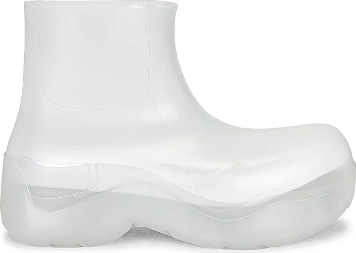 Bottega Veneta Puddle Ankle Boots in Neutral