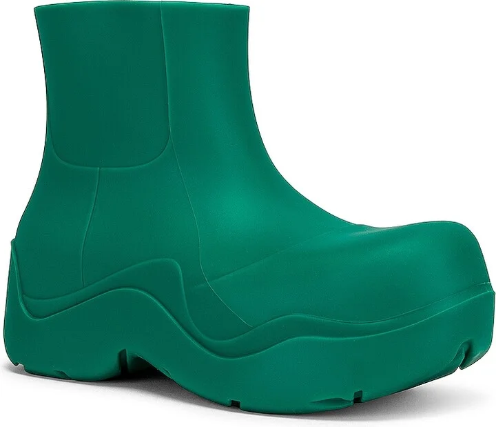 Bottega Veneta Puddle Ankle Boots in Teal - Image 2