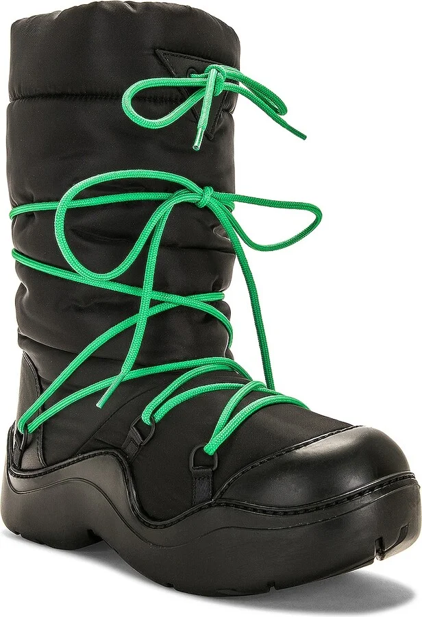 Bottega Veneta Puddle Bomber Boot in Black - Image 2