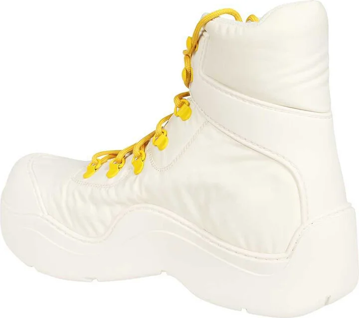 Bottega Veneta Puddle Bomber Lace-Up Boots - Image 3