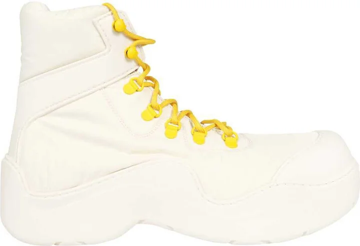 Bottega Veneta Puddle Bomber Lace-Up Boots