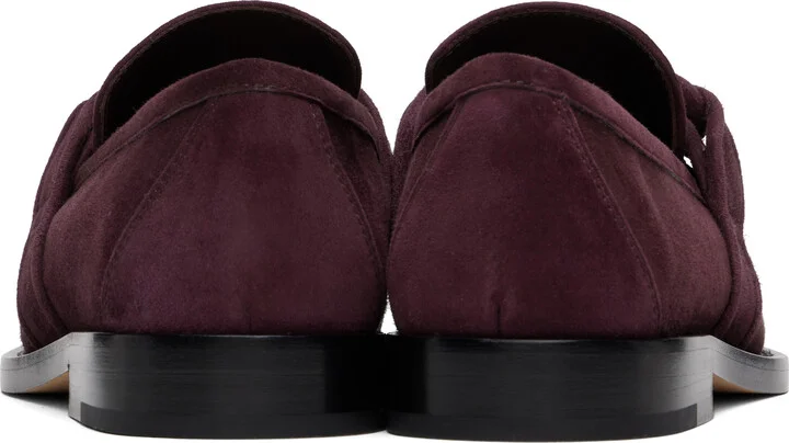 Bottega Veneta Purple Astaire Loafers - Image 2