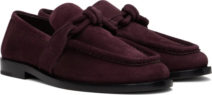 Bottega Veneta Purple Astaire Loafers - Image 4