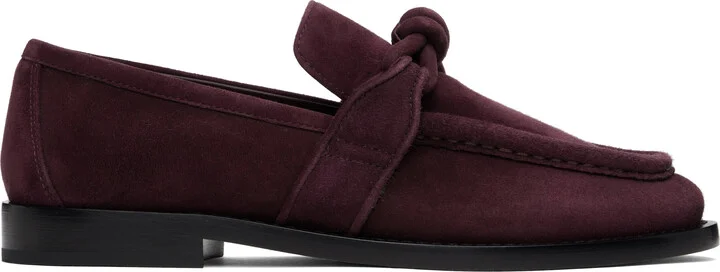 Bottega Veneta Purple Astaire Loafers