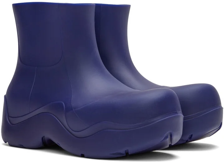 Bottega Veneta Purple Puddle Boots - Image 4