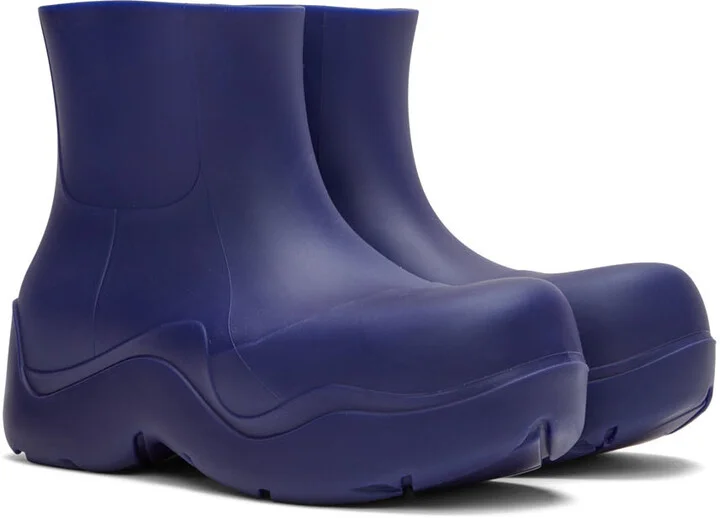 Bottega Veneta Purple Puddle Boots - Image 4