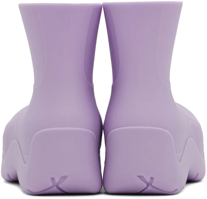 Bottega Veneta Purple Puddle Boots - Image 2