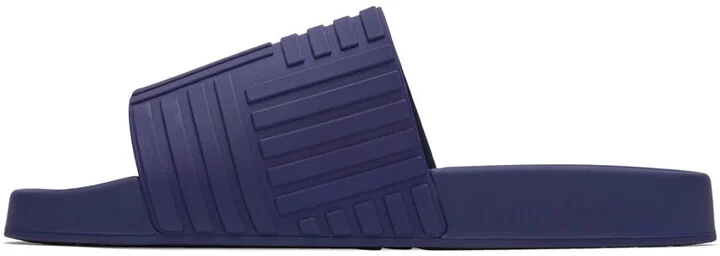 Bottega Veneta Purple Slider Sandals - Image 3