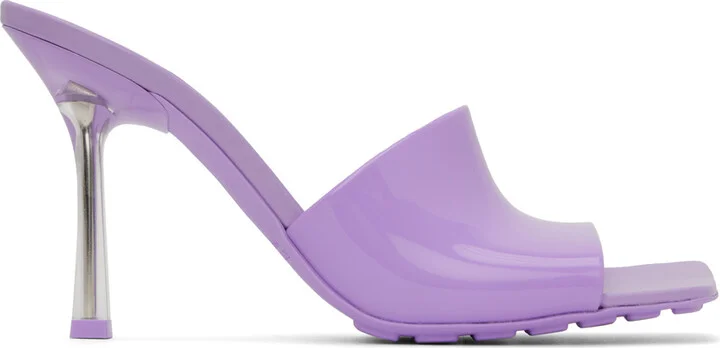 Bottega Veneta Purple Stretch Mules