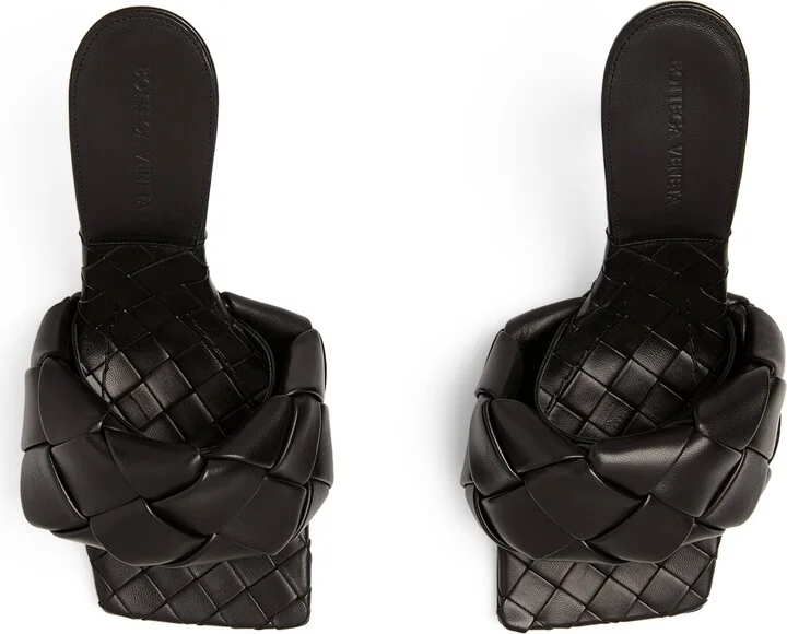 Bottega Veneta Quilted Leather Lido Mules 90 - Image 3