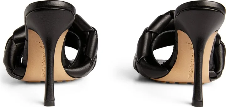 Bottega Veneta Quilted Leather Lido Mules 90 - Image 4