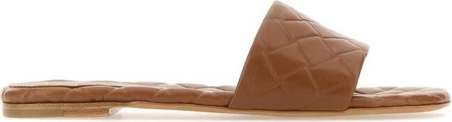 Bottega Veneta Quilted Slip-On Sandals