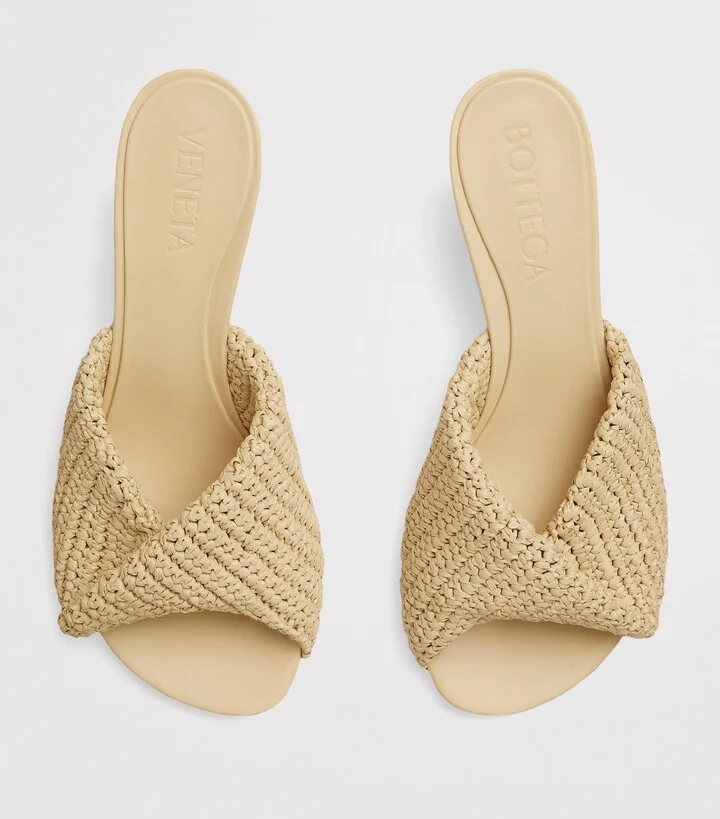 Bottega Veneta Raffia Blink Mules 50 - Image 3