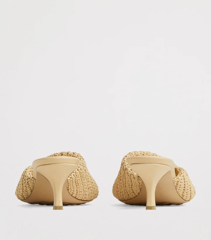Bottega Veneta Raffia Blink Mules 50 - Image 5