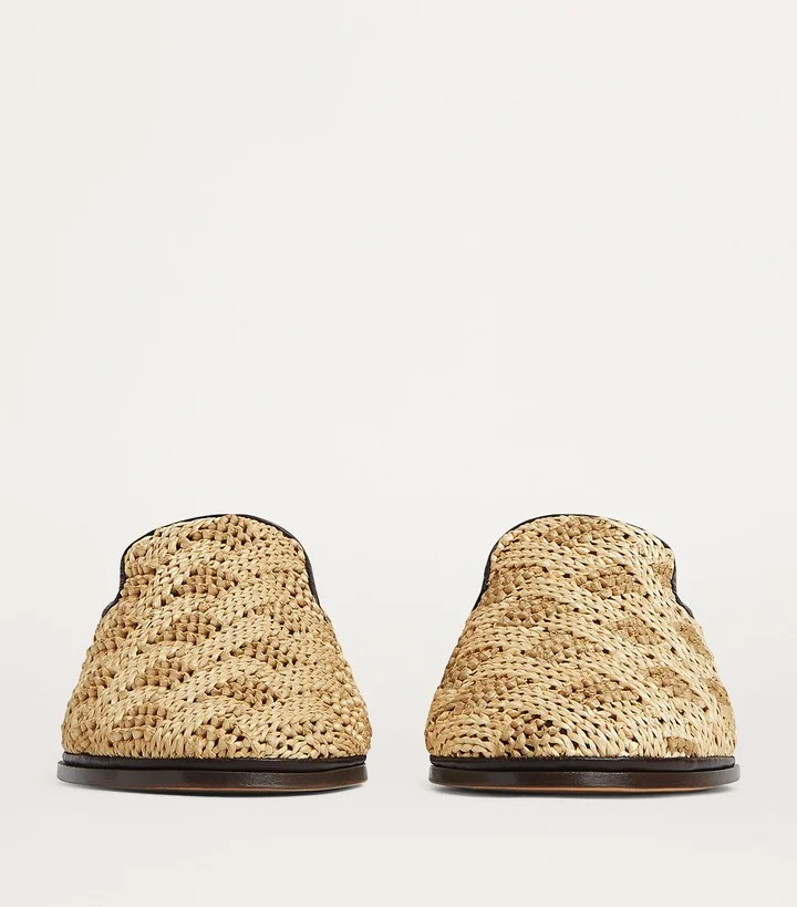 Bottega Veneta Raffia Sunday Slippers - Image 4