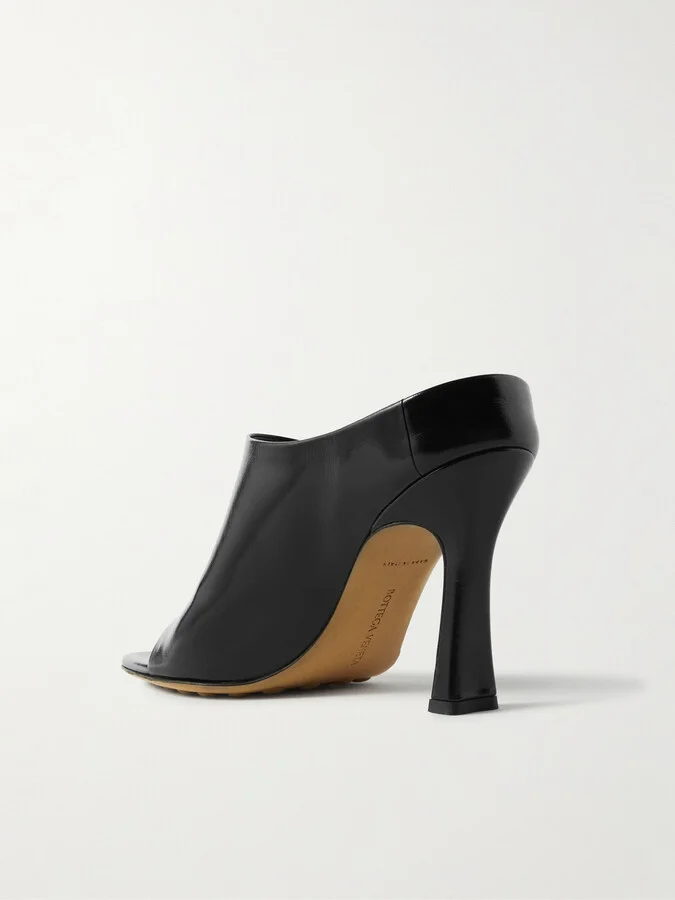 Bottega Veneta - Rana Leather Mules - Black - Image 3