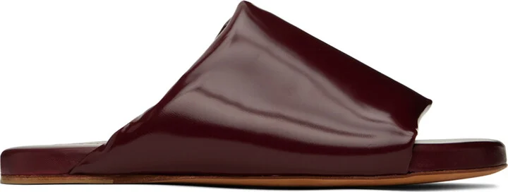Bottega Veneta Red Cushion Mules