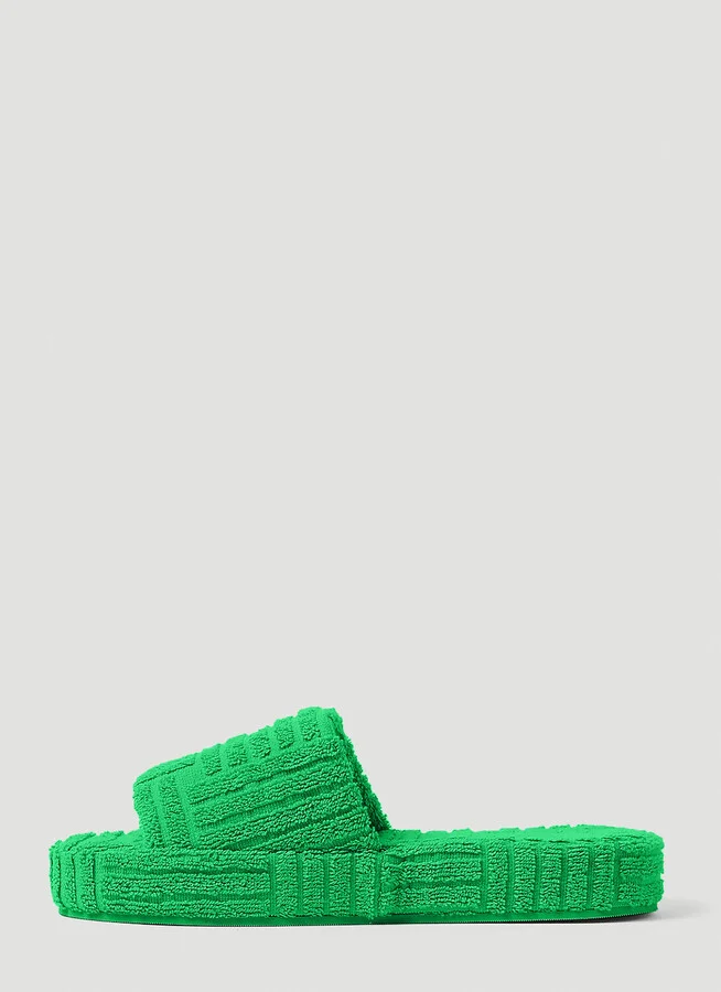 Bottega Veneta Resort Sponge Slides - Woman Slides Green Eu - 38 - Image 3