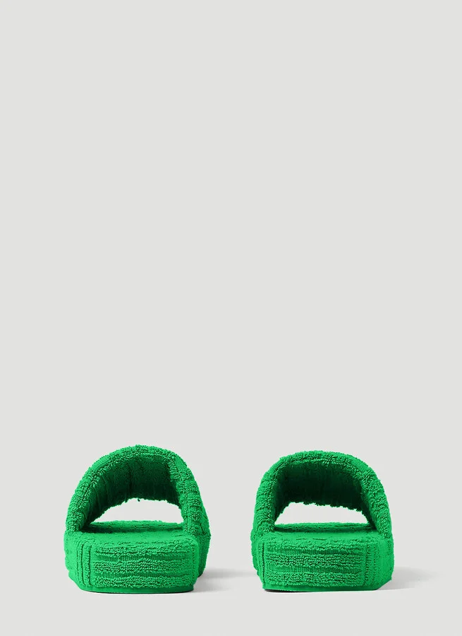 Bottega Veneta Resort Sponge Slides - Woman Slides Green Eu - 38 - Image 4