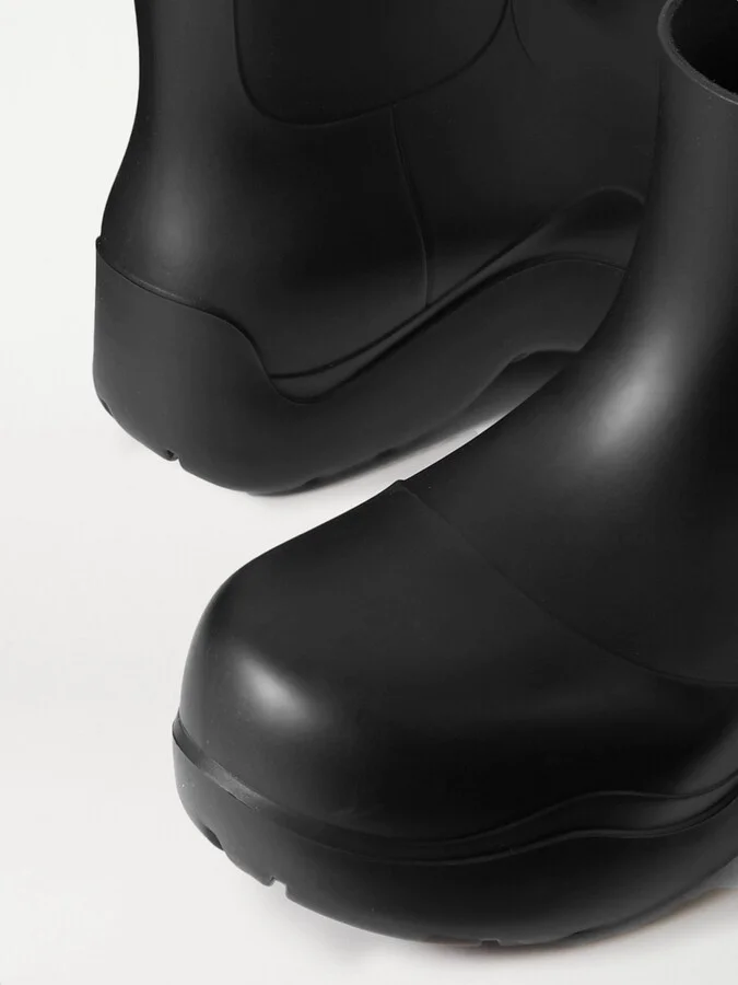 Bottega Veneta - Rubber Rain Boots - Black - Image 4