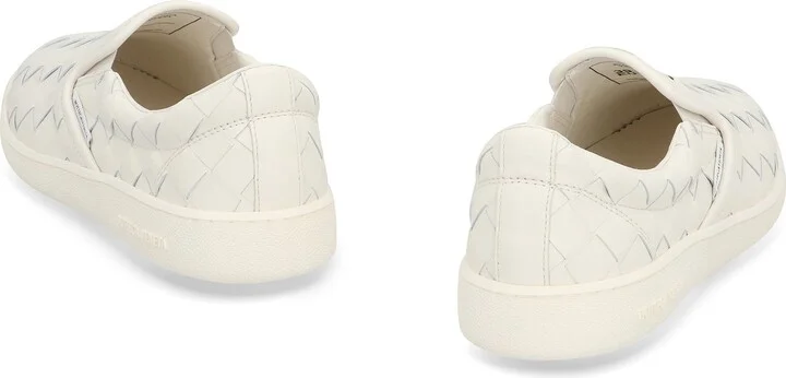 Bottega Veneta Sawyer Leather Sneakers - Image 4