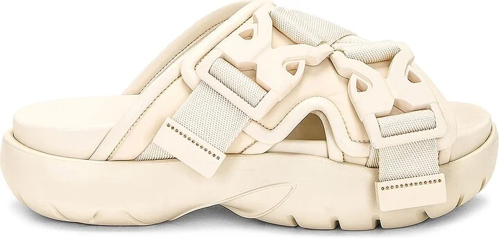 Bottega Veneta Slide Sandal in Beige