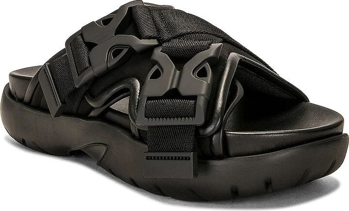 Bottega Veneta Slide Sandal in Black - Image 2