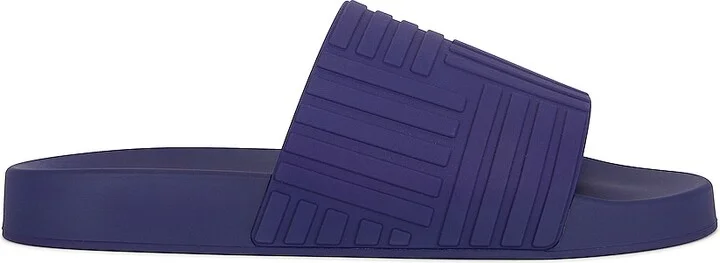 Bottega Veneta Slider Sandal in Blue
