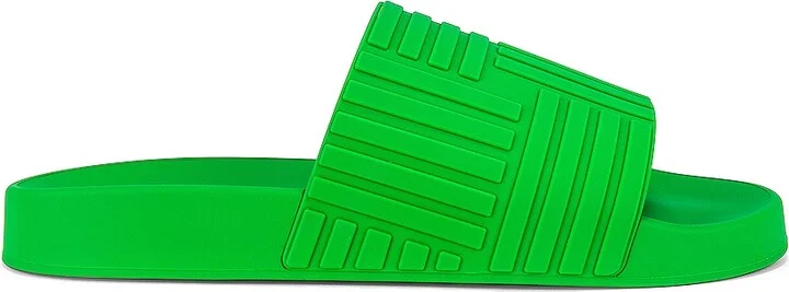 Bottega Veneta Slider Sandal in Green