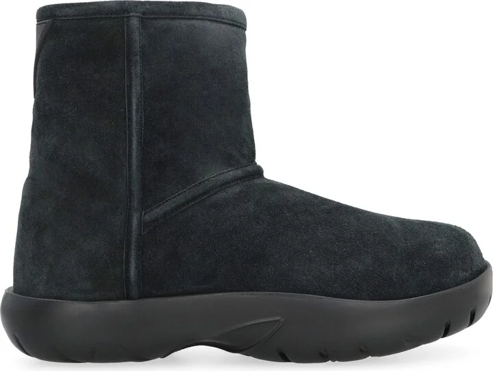 Bottega Veneta Snap Suede Ankle Boots - Image 2