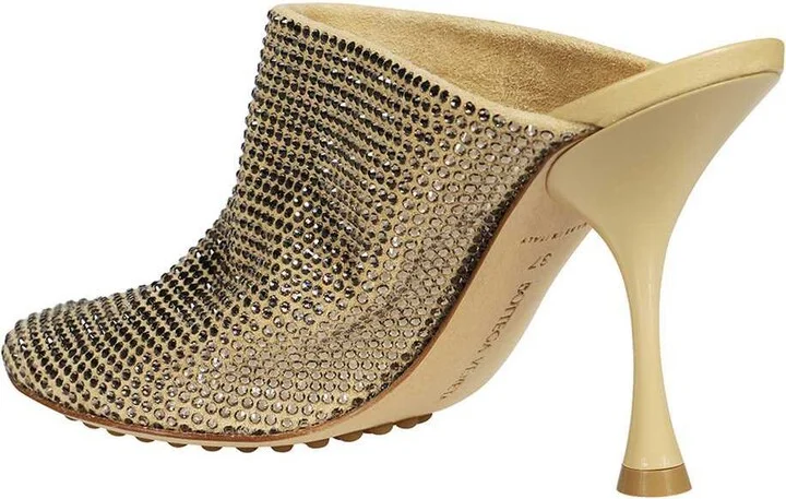 Bottega Veneta Sparkle Dot Sock Mules - Image 3