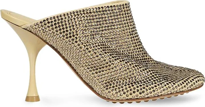Bottega Veneta Sparkle Dot Sock Mules - Image 4