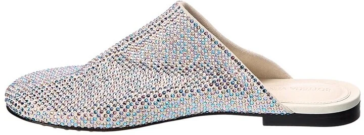 Bottega Veneta Sparkle Dot Sock Suede Slipper - Image 2