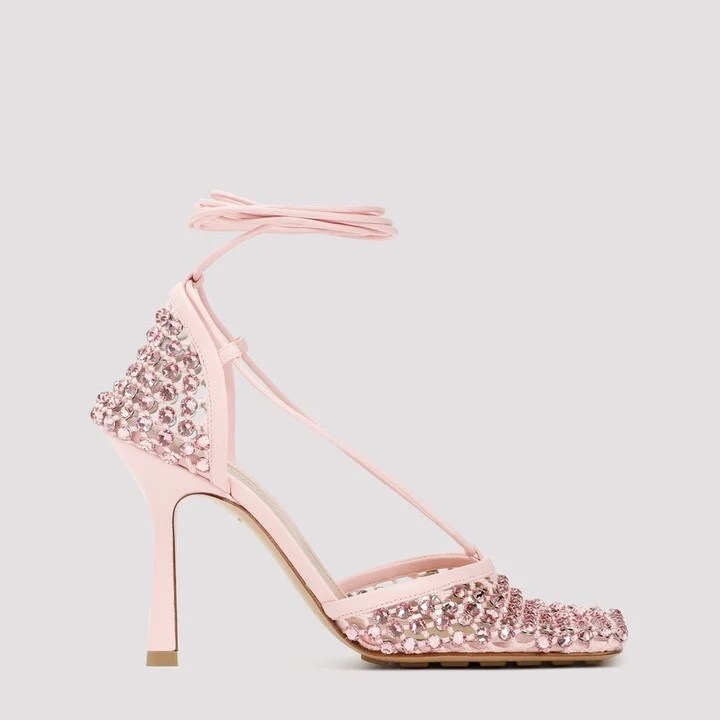 Bottega Veneta Sparkle Stretch Sandals