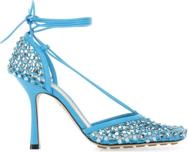 Bottega Veneta Sparkle Stretch Sandals