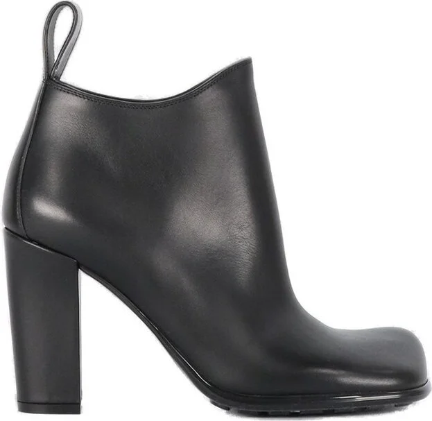 Bottega Veneta Square Toe Ankle Boots