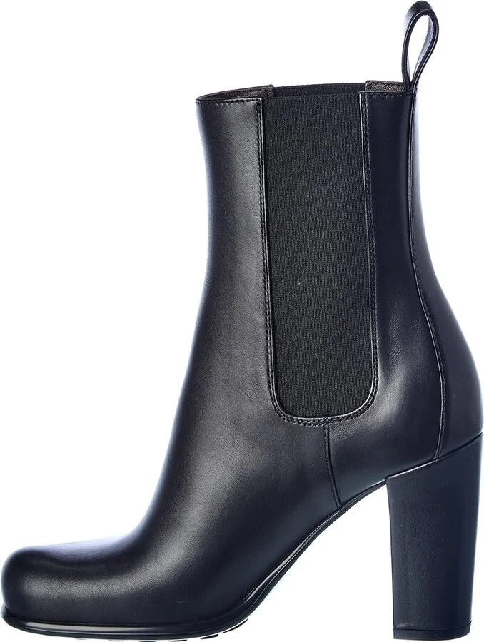 Bottega Veneta Storm Leather Bootie - Image 2