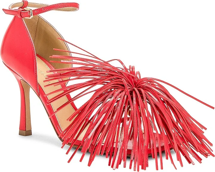 Bottega Veneta Stretch Ankle Strap Sandals in Orange - Image 2