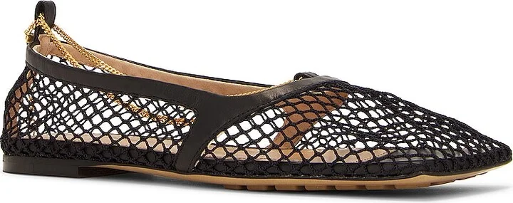 Bottega Veneta Stretch Flat in Black - Image 2