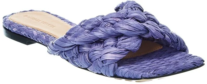 Bottega Veneta Stretch Raffia Sandal
