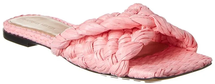 Bottega Veneta Stretch Raffia Sandal