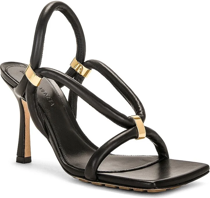 Bottega Veneta Stretch Slingback Sandal in Black - Image 2