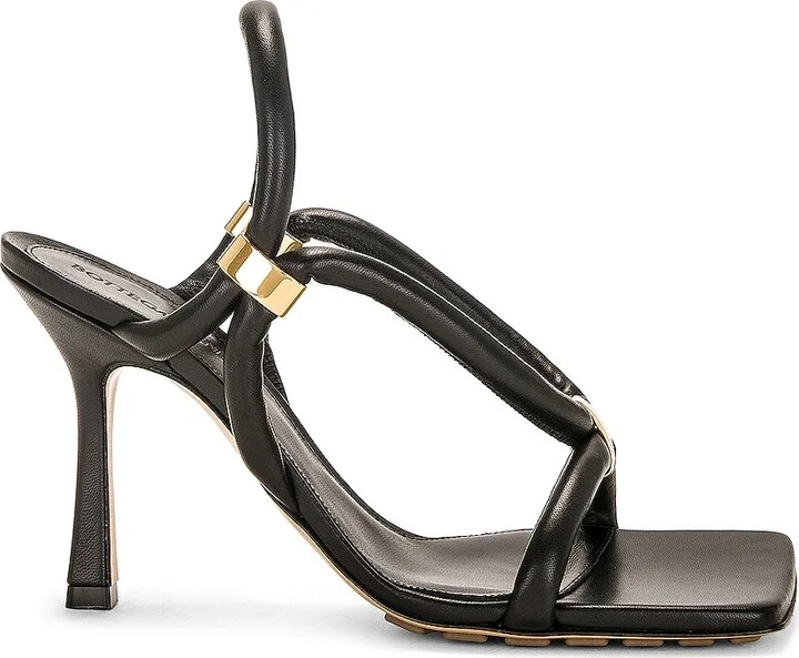 Bottega Veneta Stretch Slingback Sandal in Black