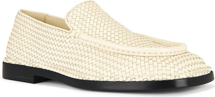 Bottega Veneta Structured Loafer in White - Image 2