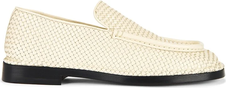 Bottega Veneta Structured Loafer in White