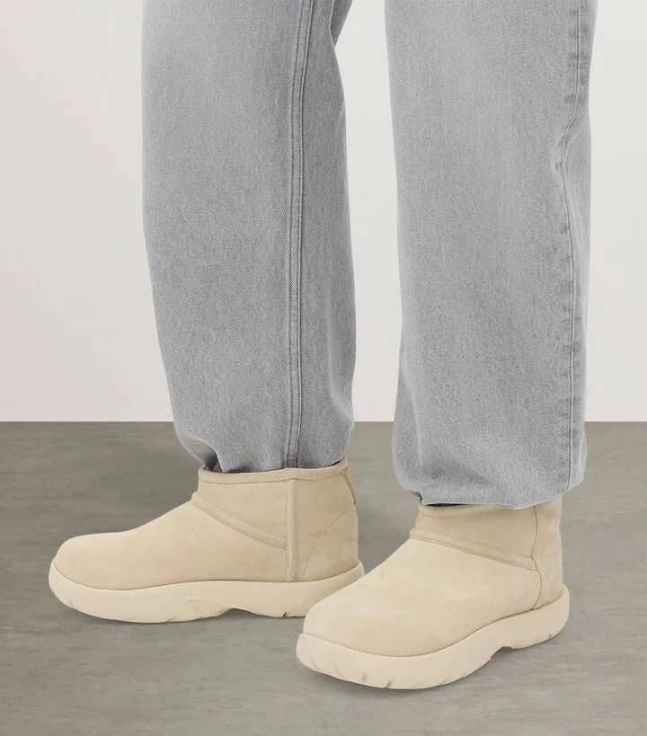 Bottega Veneta Suede Ankle Boots - Image 2