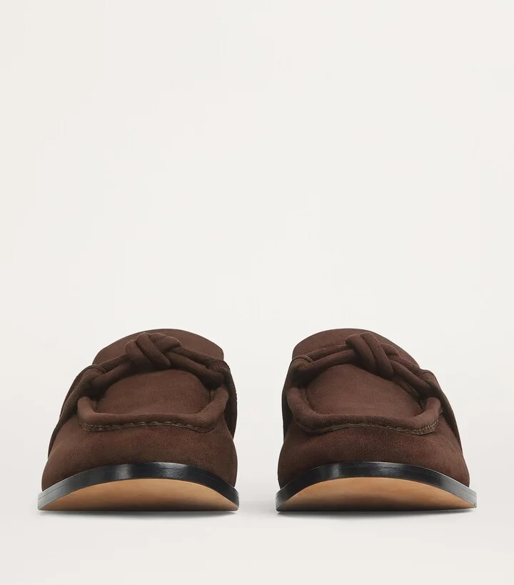 Bottega Veneta Suede Astaire Loafers - Image 5