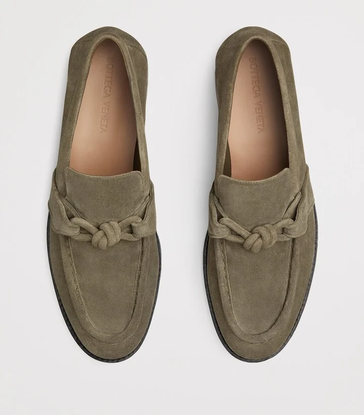 Bottega Veneta Suede Astaire Loafers - Image 5
